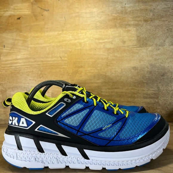 Hoka Other - Hoka One One Odyssey COLORFUL Mens Size 9 Running Shoes Sneakers Blue Silver